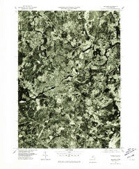 Maynard Massachusetts Historical topographic map, 1:25000 scale, 7.5 X 7.5 Minute, Year 1977