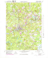 Maynard Massachusetts Historical topographic map, 1:25000 scale, 7.5 X 7.5 Minute, Year 1965