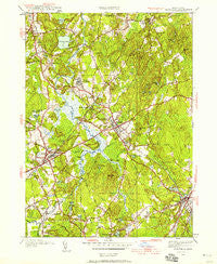 Medfield Massachusetts Historical topographic map, 1:24000 scale, 7.5 X 7.5 Minute, Year 1945