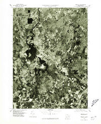 Medfield Massachusetts Historical topographic map, 1:25000 scale, 7.5 X 7.5 Minute, Year 1977