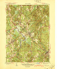 Medfield Massachusetts Historical topographic map, 1:31680 scale, 7.5 X 7.5 Minute, Year 1940
