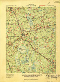 Middleboro Massachusetts Historical topographic map, 1:62500 scale, 15 X 15 Minute, Year 1916