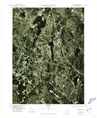 Milford Massachusetts Historical topographic map, 1:25000 scale, 7.5 X 7.5 Minute, Year 1977