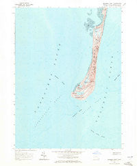 Monomoy Point Massachusetts Historical topographic map, 1:24000 scale, 7.5 X 7.5 Minute, Year 1964