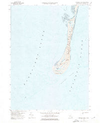 Monomoy Point Massachusetts Historical topographic map, 1:24000 scale, 7.5 X 7.5 Minute, Year 1974