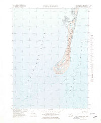 Monomoy Point Massachusetts Historical topographic map, 1:25000 scale, 7.5 X 7.5 Minute, Year 1974