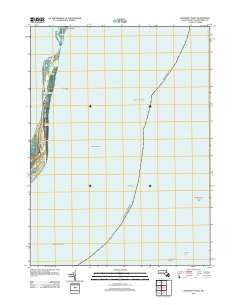 Monomoy Point Massachusetts Historical topographic map, 1:24000 scale, 7.5 X 7.5 Minute, Year 2012