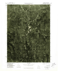 Monson Massachusetts Historical topographic map, 1:25000 scale, 7.5 X 7.5 Minute, Year 1975