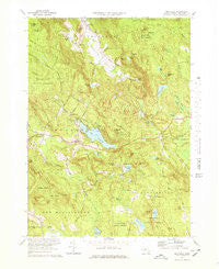 Monterey Massachusetts Historical topographic map, 1:25000 scale, 7.5 X 7.5 Minute, Year 1973