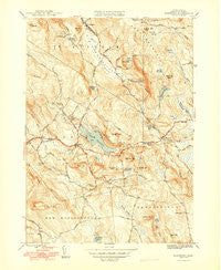 Monterey Massachusetts Historical topographic map, 1:31680 scale, 7.5 X 7.5 Minute, Year 1948