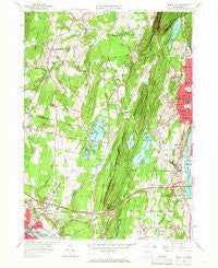 Mount Tom Massachusetts Historical topographic map, 1:24000 scale, 7.5 X 7.5 Minute, Year 1958