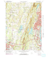 Mount Tom Massachusetts Historical topographic map, 1:25000 scale, 7.5 X 7.5 Minute, Year 1972