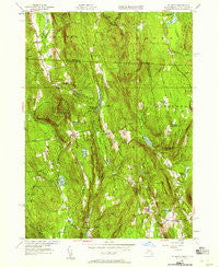 Mt Grace Massachusetts Historical topographic map, 1:24000 scale, 7.5 X 7.5 Minute, Year 1945