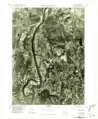Mt Toby Massachusetts Historical topographic map, 1:25000 scale, 7.5 X 7.5 Minute, Year 1975