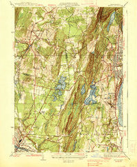 Mt Tom Massachusetts Historical topographic map, 1:31680 scale, 7.5 X 7.5 Minute, Year 1938