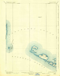 Muskeget Massachusetts Historical topographic map, 1:62500 scale, 15 X 15 Minute, Year 1899