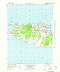 Nantucket Massachusetts Historical topographic map, 1:24000 scale, 7.5 X 7.5 Minute, Year 1972