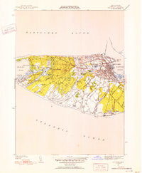 Nantucket Massachusetts Historical topographic map, 1:31680 scale, 7.5 X 7.5 Minute, Year 1951