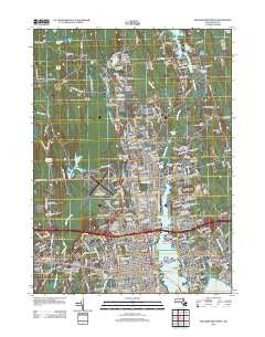 New Bedford North Massachusetts Historical topographic map, 1:24000 scale, 7.5 X 7.5 Minute, Year 2012