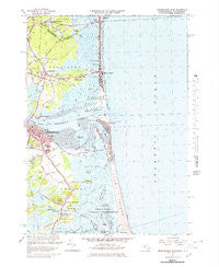 Newburyport East Massachusetts Historical topographic map, 1:25000 scale, 7.5 X 7.5 Minute, Year 1966