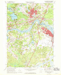 Newburyport West Massachusetts Historical topographic map, 1:24000 scale, 7.5 X 7.5 Minute, Year 1968