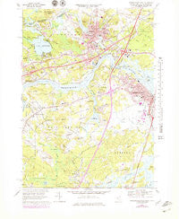 Newburyport West Massachusetts Historical topographic map, 1:25000 scale, 7.5 X 7.5 Minute, Year 1968