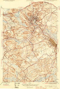 Newburyport West Massachusetts Historical topographic map, 1:31680 scale, 7.5 X 7.5 Minute, Year 1944