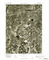Newton Massachusetts Historical topographic map, 1:25000 scale, 7.5 X 7.5 Minute, Year 1977