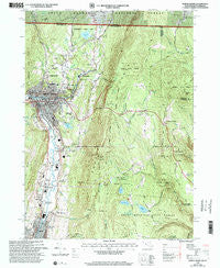 North Adams Massachusetts Historical topographic map, 1:24000 scale, 7.5 X 7.5 Minute, Year 1997