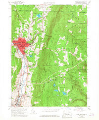 North Adams Massachusetts Historical topographic map, 1:24000 scale, 7.5 X 7.5 Minute, Year 1960