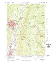 North Adams Massachusetts Historical topographic map, 1:24000 scale, 7.5 X 7.5 Minute, Year 1973