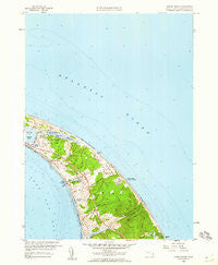 North Truro Massachusetts Historical topographic map, 1:24000 scale, 7.5 X 7.5 Minute, Year 1958