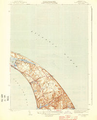 North Truro Massachusetts Historical topographic map, 1:31680 scale, 7.5 X 7.5 Minute, Year 1944