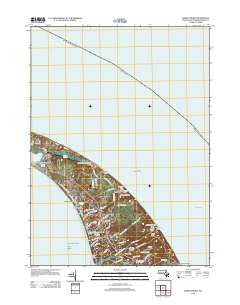 North Truro Massachusetts Historical topographic map, 1:24000 scale, 7.5 X 7.5 Minute, Year 2012