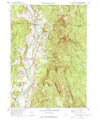 Northfield Massachusetts Historical topographic map, 1:24000 scale, 7.5 X 7.5 Minute, Year 1977