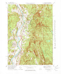 Northfield Massachusetts Historical topographic map, 1:25000 scale, 7.5 X 7.5 Minute, Year 1977