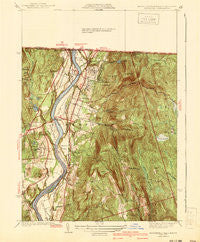 Northfield Massachusetts Historical topographic map, 1:31680 scale, 7.5 X 7.5 Minute, Year 1941