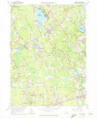 Norton Massachusetts Historical topographic map, 1:24000 scale, 7.5 X 7.5 Minute, Year 1964