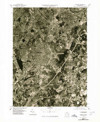 Norwood Massachusetts Historical topographic map, 1:25000 scale, 7.5 X 7.5 Minute, Year 1977