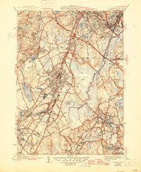 Norwood Massachusetts Historical topographic map, 1:31680 scale, 7.5 X 7.5 Minute, Year 1941