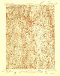 Orange Massachusetts Historical topographic map, 1:24000 scale, 7.5 X 7.5 Minute, Year 1937