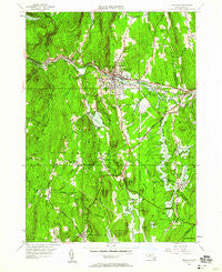 Orange Massachusetts Historical topographic map, 1:24000 scale, 7.5 X 7.5 Minute, Year 1948
