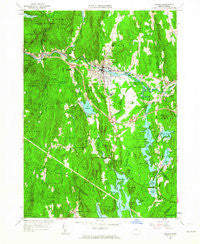 Orange Massachusetts Historical topographic map, 1:24000 scale, 7.5 X 7.5 Minute, Year 1961