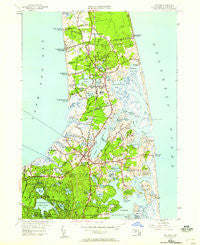 Orleans Massachusetts Historical topographic map, 1:24000 scale, 7.5 X 7.5 Minute, Year 1946