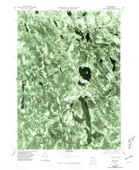 Otis Massachusetts Historical topographic map, 1:25000 scale, 7.5 X 7.5 Minute, Year 1975