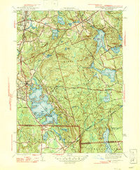 Oxford Massachusetts Historical topographic map, 1:31680 scale, 7.5 X 7.5 Minute, Year 1946