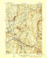 Palmer Massachusetts Historical topographic map, 1:31680 scale, 7.5 X 7.5 Minute, Year 1946