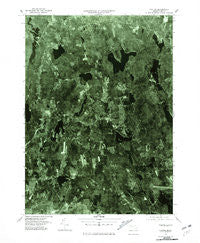 Paxton Massachusetts Historical topographic map, 1:25000 scale, 7.5 X 7.5 Minute, Year 1975
