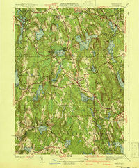 Paxton Massachusetts Historical topographic map, 1:31680 scale, 7.5 X 7.5 Minute, Year 1941
