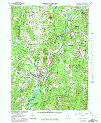 Pepperell Massachusetts Historical topographic map, 1:24000 scale, 7.5 X 7.5 Minute, Year 1965